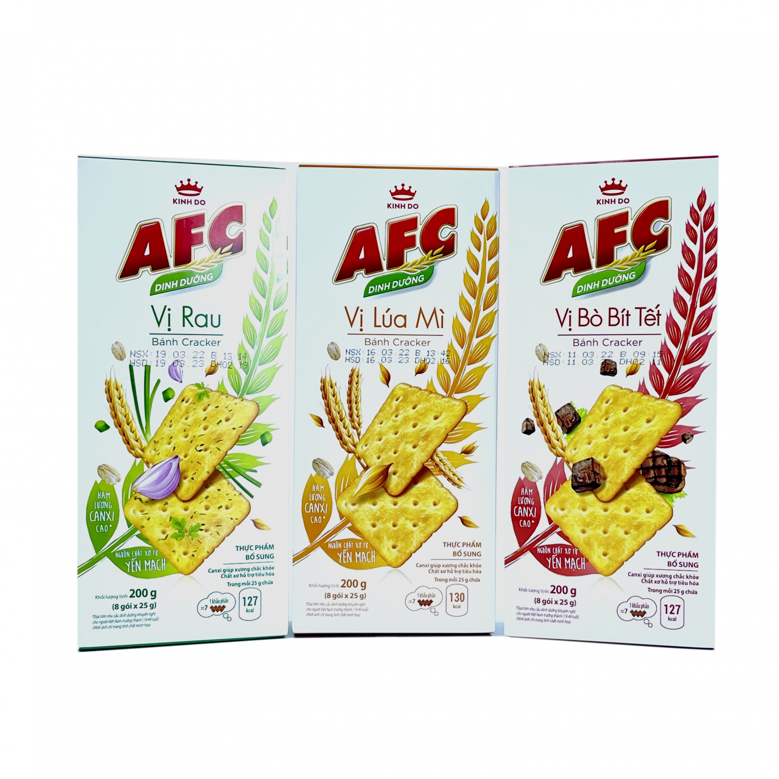 Bánh Dinh Dưỡng AFC Vị Rau 200g