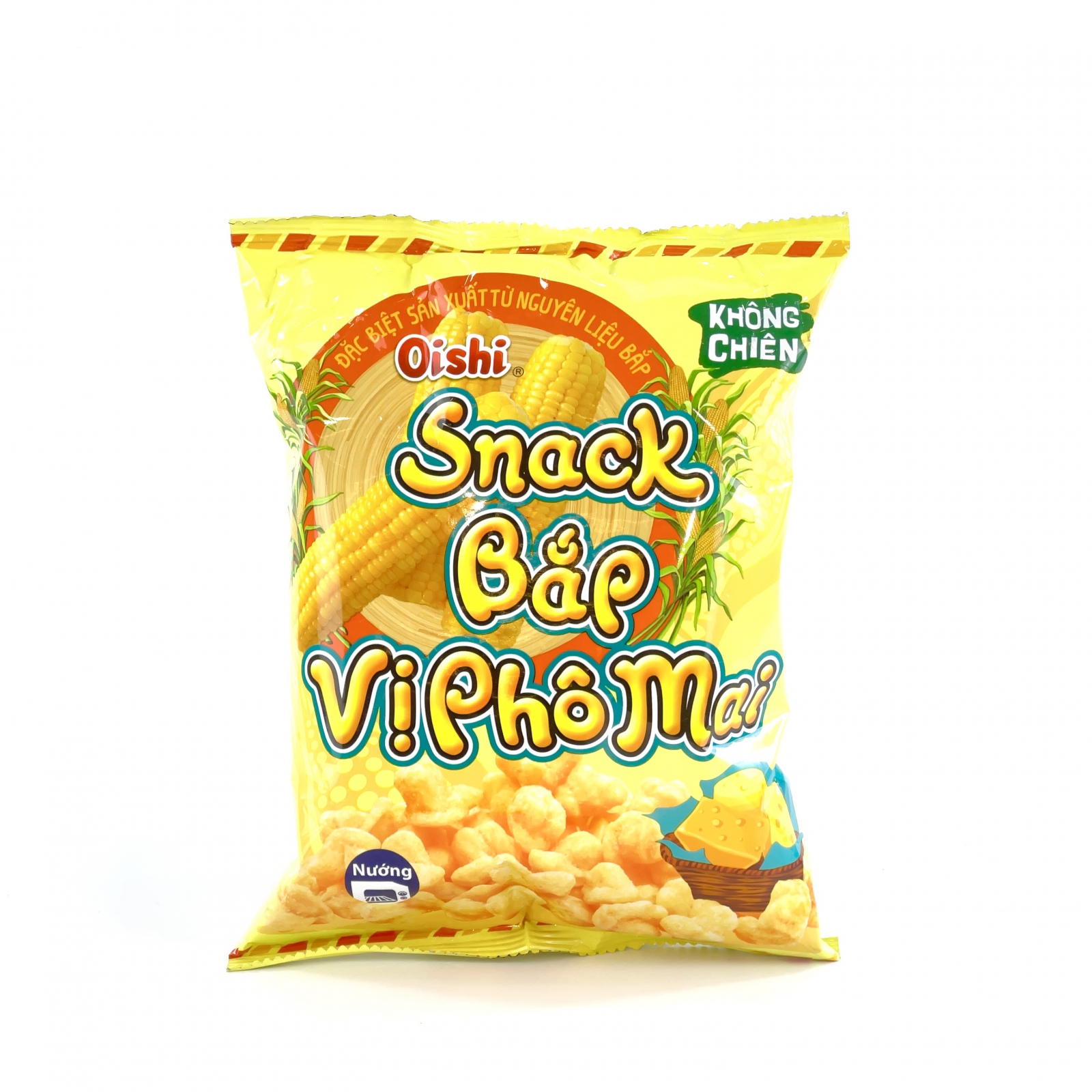Bánh Snack Oishi Bắp Vị Phô Mai Gói 39g