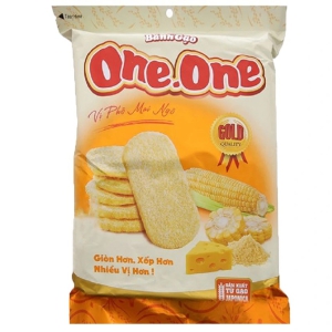 Bánh Gạo One One Vị Phô Mai Ngô Gói 118g