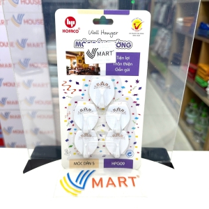 Móc Dán Tường Hofaco Vỉ 5 Cái HPG09