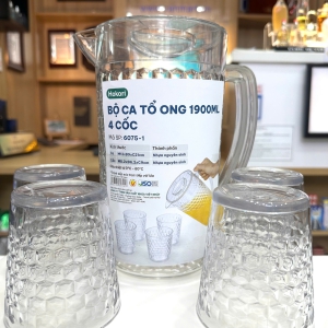 Bộ Ca Tổ Ông 1900ml Gồm 1 Bình Và 4 Cốc