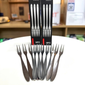 Hộp 10 Nĩa Inox Ăn Trái Cây