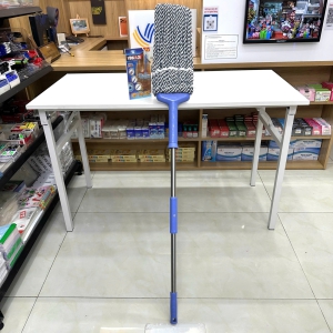 Cây Lau Nhà Vắt Tay Loại Chữ Nhật Vĩnh Lợi Thân Inox Dài 130cm Miếng Lau 40x13cm