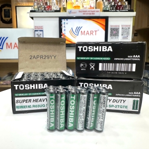 Pin AAA Toshiba Carbon Super Heavy Duty Vỉ 2 Viên