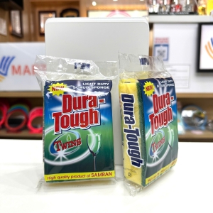 Miếng Rửa Chén Dura Tough 2 Mặt Mút Và Cước Xanh