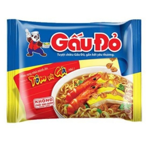 MÌ Gấu Đỏ Tôm Và Gà 63G