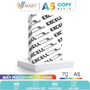 Giấy A5 Excel, 500 tờ, Định Lượng 70gsm
