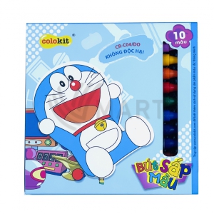 Bộ Bút Màu Sáp Doraemon 10 Cây