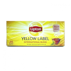Trà Túi Lọc Lipton Yellow Label - Hộp 25 Túi