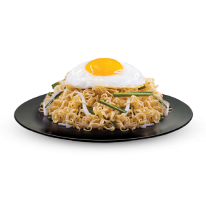 Mì trộn trứng chiên