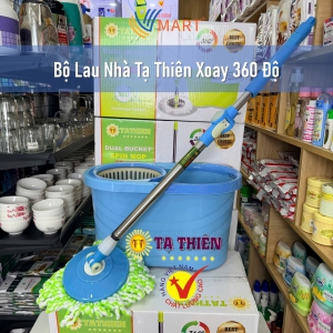 Bộ Lau Nhà Thông Minh Mâm Xoay 360 Độ Tạ Thiên