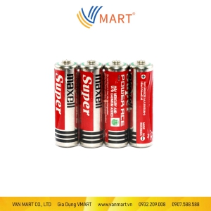 Pin AA Maxell Super Power R6P Vỉ 4 Viên