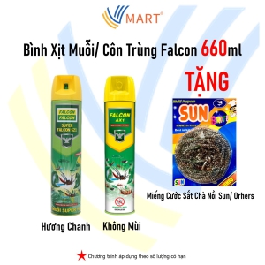 Bình Xịt Muỗi/ Côn Trùng Falcon 660ml