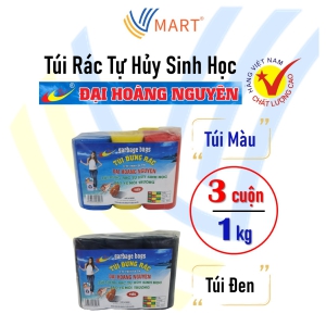 Túi Rác Đại Hoàng Nguyên Size Trung Màu Đen
