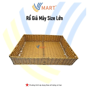 Rổ Giả Mây Chữ Nhật