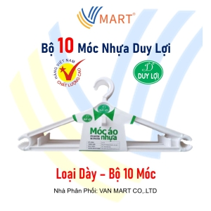 Bộ 10 Móc Nhựa Duy Lợi Loại Dày