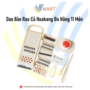 Bộ Dụng Cụ Cắt Tỉa Rau Củ Quả 11 Món Tiện Lợi Cho Nhà Bếp Chất Liệu Nhựa Và Inox Cao Cấp