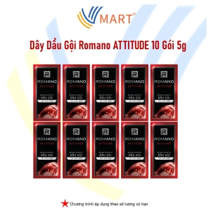 Dây Dầu Gội ROMANO ATTITUDE 10 gói 5g