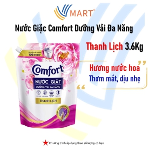 Nước Giặc Comfort Dưỡng Vải Đa Năng Thanh Lịch 3.6Kg