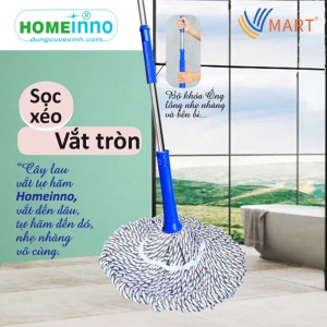 Cây Lau Nhà Vắt Tự Hãm Homeinno Loại Tròn