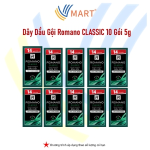 Dây Dầu Gội ROMANO CLASSIC 01 10 gói 5g