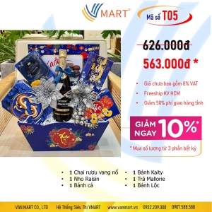 Giỏ Quà Tết T05 ( 6 món )