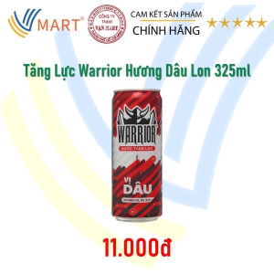 Tăng Lực Warrior Hương Dâu Lon 325ml