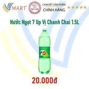 Nước Ngọt 7 Up Vị Chanh Chai 1.5L