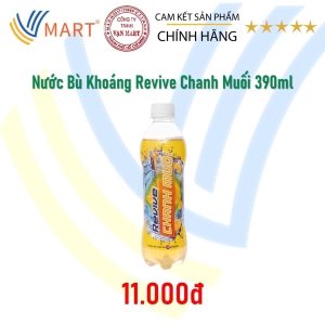 Nước Bù Khoáng Revive Chanh Muối 390ml