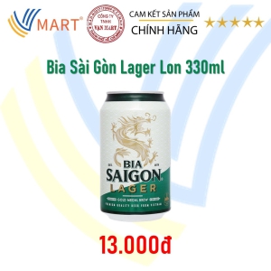 Bia Sài Gòn Lager Lon 330ml