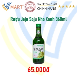 Rượu Jeju Soju Nho Xanh 360ml