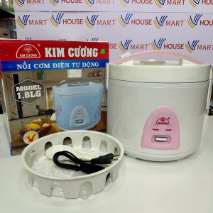 Nồi Cơm Điện Kim Cương Nắp Gài Chống Dính 1.8 Lít Thông Minh Chính Hãng