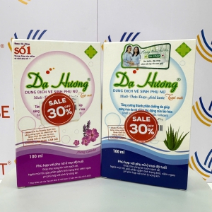 Dung Dịch Vệ Sinh Phụ Nữ Dạ Hương Hoa Linh Làm Sạch Vùng Kín, Ngăn Mùi Suốt 24h (100ml)