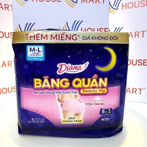 Băng Vệ Sinh Diana Dạng Quần Gói Đại Tiết Kiệm Đủ Size ML Chống Tràn 360 Độ Nâng Mông