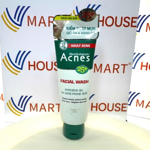 Sữa Rửa Mặt Ngăn Ngừa Mụn Dạng Gel Acnes 25+ Facial Wash 100g