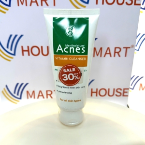 Sữa Rửa Mặt Vitamin Làm Sáng Da, Mờ Sẹo Thâm Dạng Kem Acnes Vitamin Cleanser 50g và 100g