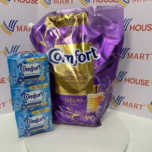 Nước Xả Vải Comfort Hương Nước Hoa Diệu Kì 3.6L Tặng Dây Nước Xả Comfort Ban Mai Đậm Đặc